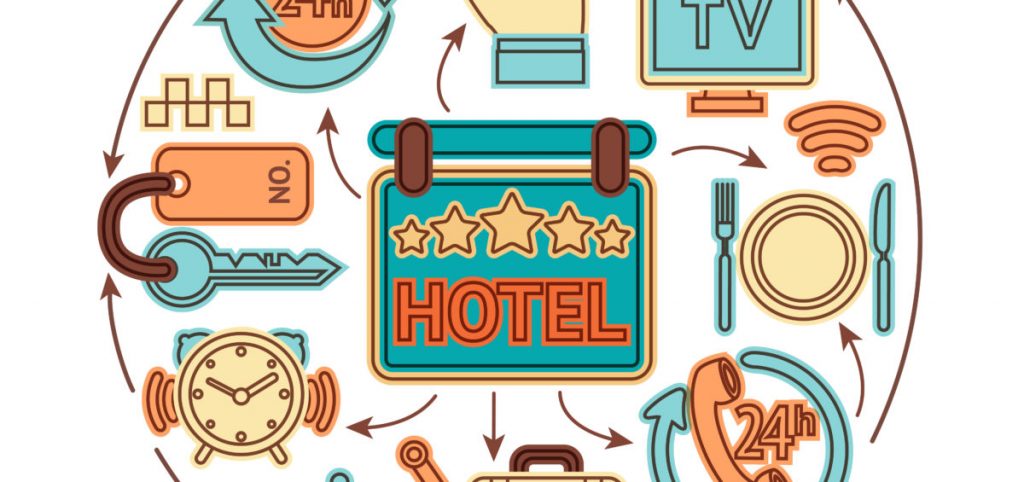 Hotel service illustration