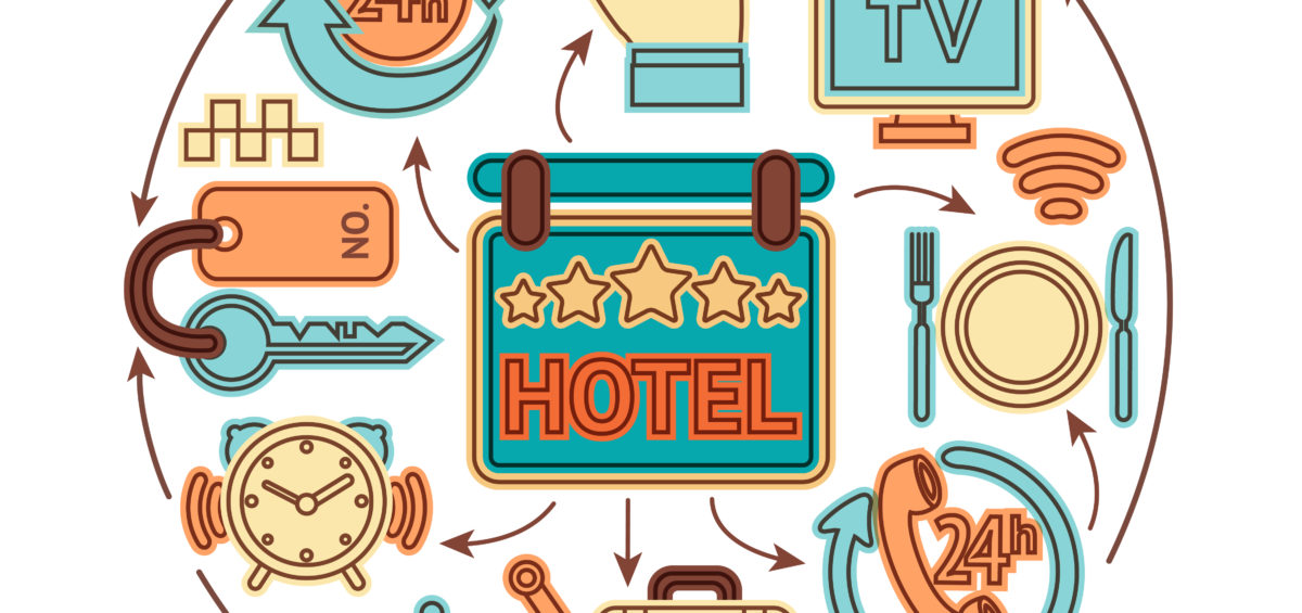 Hotel service illustration