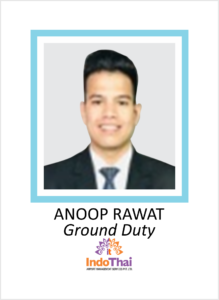 ANOOP RAWAT is a student of AKSA International placed in INDO THAI as Ground Duty