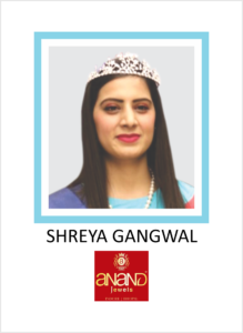 SHREYA GANGWAL student of AKSA International Placed in ANAND JEWELS