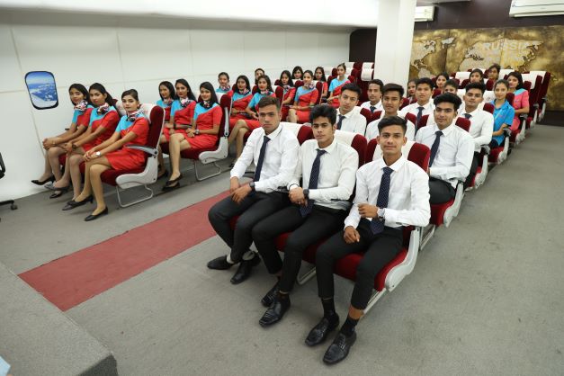 AKSA INTERNATIONA MOCK AIRCRAFT TRAINING ROOM